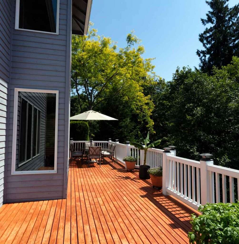 7 Home Remodeling Projects With The Most ROI- Wooden Patio